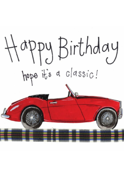 Karnet Urodziny S113 Samochód
