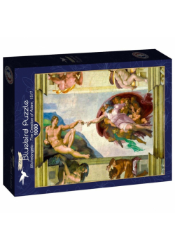 Puzzle 1000 Stworzenie Adama, Michał Anioł 1511