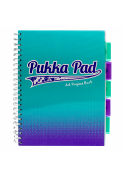 Kołozeszyt Pukka Pad A4 Fusion Project Book turkusowy