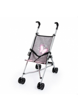 Wózek spacerówka dla lalek szary Buggy