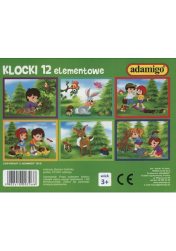 Klocki 12 elementowe W lesie