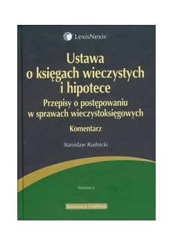 Ustawa o księgach wieczystych i hipotece