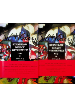 Witkiewicz Listy Tom 2  Część 1 i 2
