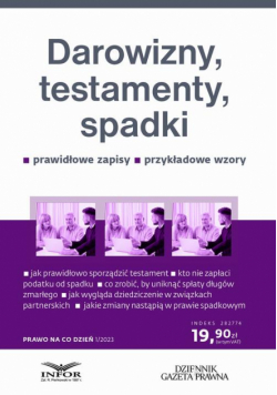Darowizny testamenty spadki