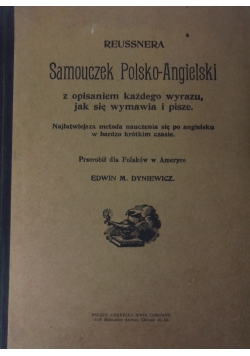 Samouczek Polsko-Angielski ,1946r.