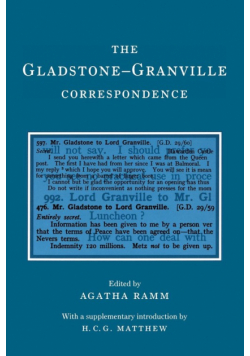 The Gladstone-Granville Correspondence