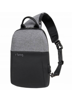 Plecak męski na jedno ramię r-bag Magnet Grey