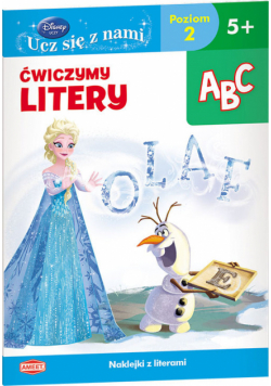 Disney Ucz się z nami Ćwiczymy litery Kraina Lodu 5+