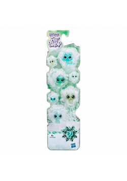 Figurki Littlest Pet Shop arktyczne green 7szt