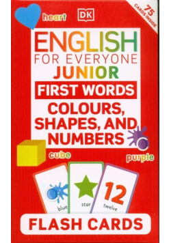 English for Everyone Junior First Words Flash Cards