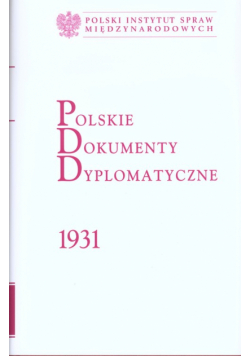 Polskie Dokumenty Dyplomatyczne 1931
