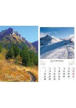 Kalendarz 2019 Tatry 7 planszowy RADWAN
