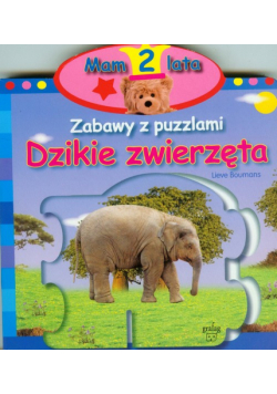 Mam 2 lata Zabawy z puzzlami Dzikie zwierzęta