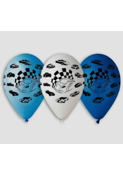 Balony Premium Samochody 5 sztuk