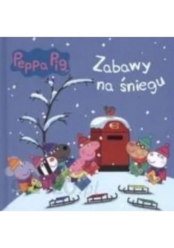 Peppa pig zabawy na sniegu