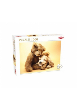 Puzzle Puppy and a Teddy Bear 1000