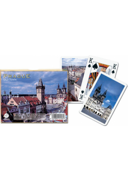 Karty do gry Piatnik 2 talie Praga Stare miasto