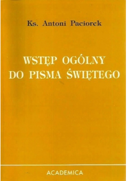 Wstęp ogólny do pisma świętego