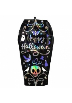 Balon foliowy SuperShape Iridescent Coffin 38x68cm