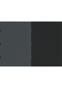 Zeszyt A5 Paper-oh Cahier Circulo gładki 40 kartek Black on Grey / Grey on Black