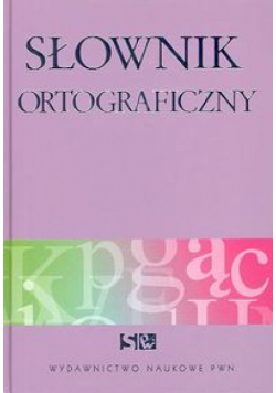 Słownik ortograficzny (okładka fioletowa)