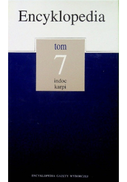 Encyklopedia Tom 7 indoc karpi