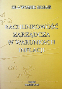 Rachunkowość zarządcza w warunkach inflacji