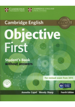 Objective First Student's Book without Answers + CD