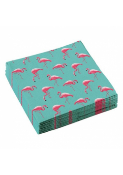 Serwetki flamingi 33x33cm 20szt