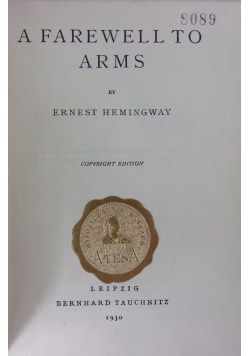 A Farewell to arms ,1930r.