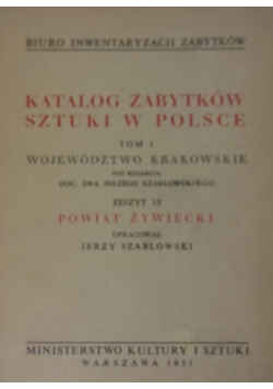 Katalog zabytków w Polsce, tom I