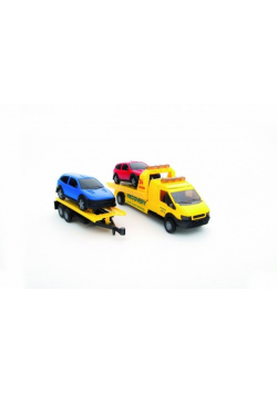 Pomoc drogowa laweta z przyczepą 1:48 mix