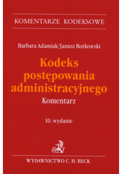 Kodeks postępowania administracyjnego Komentarz