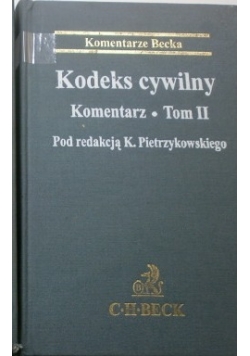 Kodeks cywilny. Komentarz, Tom II