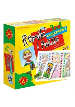 Remik obrazowy i puzzle ALEX