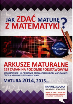 Jak zdać maturę z matematyki?