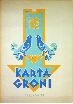 Karta groni Nr XIII