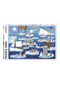 Puzzle Gunga, Życie Na Antarktyce 1000