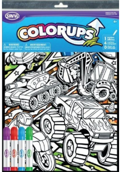 Colorups Pojazdy kolorowanka duża