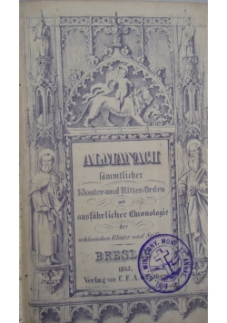 Almanach sammtlicher, 1845 r.