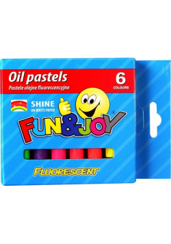 Pastele olejne fluorescencyjne 6 kolorów