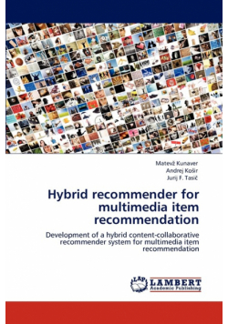 Hybrid recommender for multimedia item recommendation