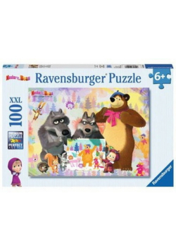 Puzzle Masza i Niedźwiedź 100XXL