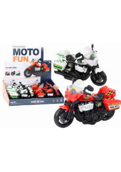 Motocykl policyjny ze światłem i dźwiękiem MIX