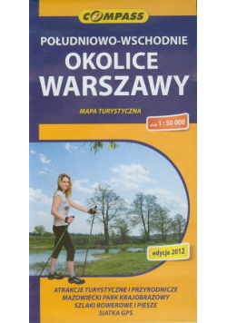 Południowo wschodnie okolice Warszawy mapa turystyczna 1:50 000