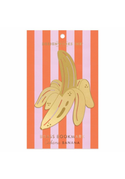 Metalowa zakładka do książek duża - cabana banana