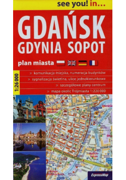 Gdańsk Gdynia Sopot plan miasta 1:26 000, ExpressMap