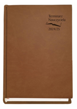 Terminarz Nauczyciela 2024/2025 ciemno brązowy