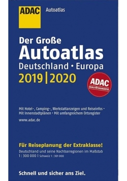 AutoAtlas ADAC. Deutschland, Europa 2019/2020