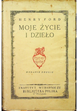 Moje życie i dzieło, 1925 r.